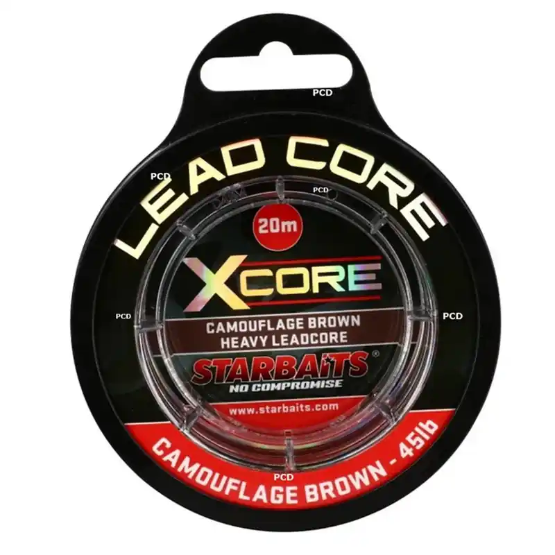 Tresse A Bas de Ligne Starbaits Leadcore X Core 20M Marron Acheter En Ligne