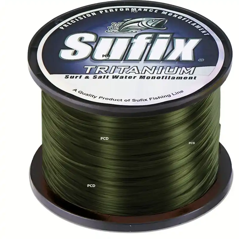Quantité Limitée Nylon Sufix Tritanium 1/4 LB Green Camo