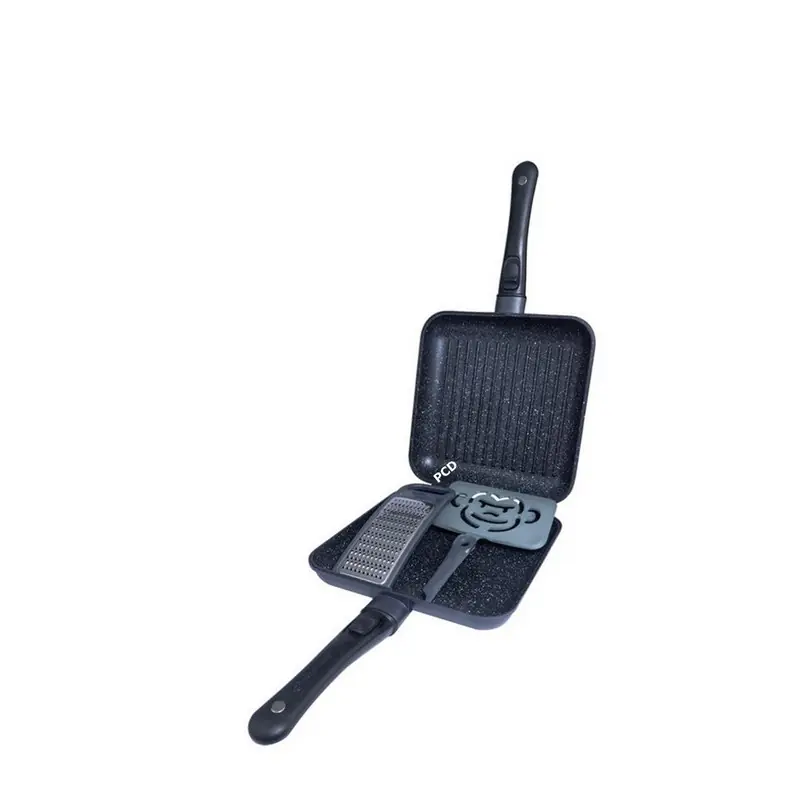 Set De Cuisson Ridge Monkey Connect Pan & Griddle XXL Granite Edition Must-Have