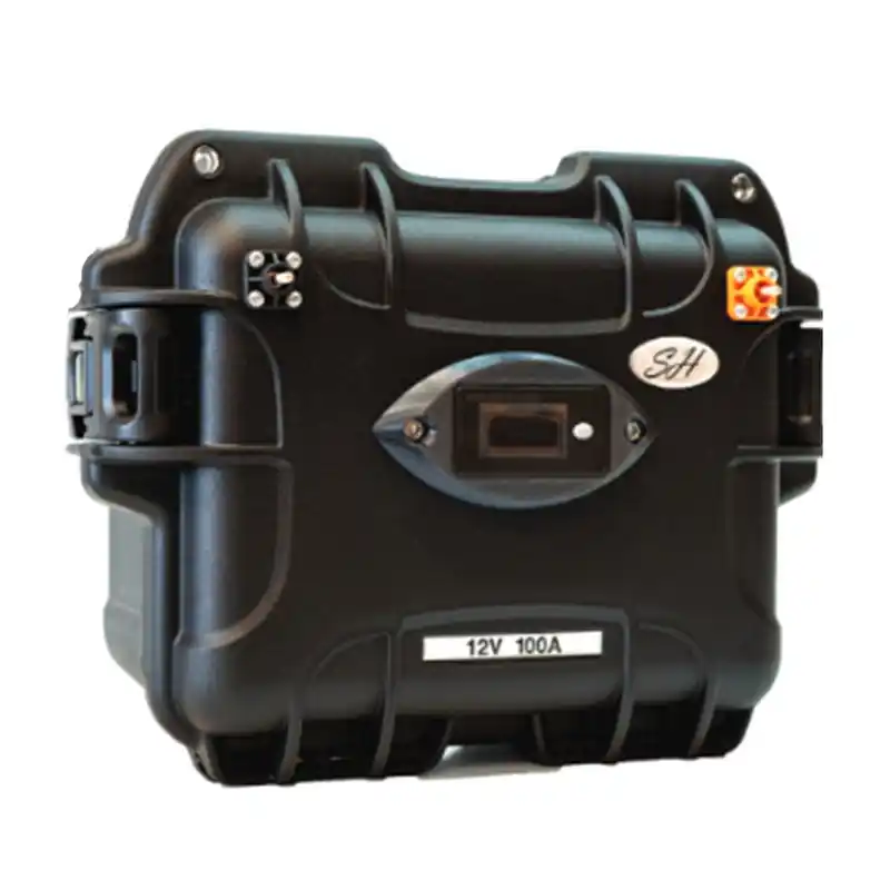 Commander Maintenant Batterie Valise Lithium LifePo4 12V 100Ah Sh Lithium + Chargeur