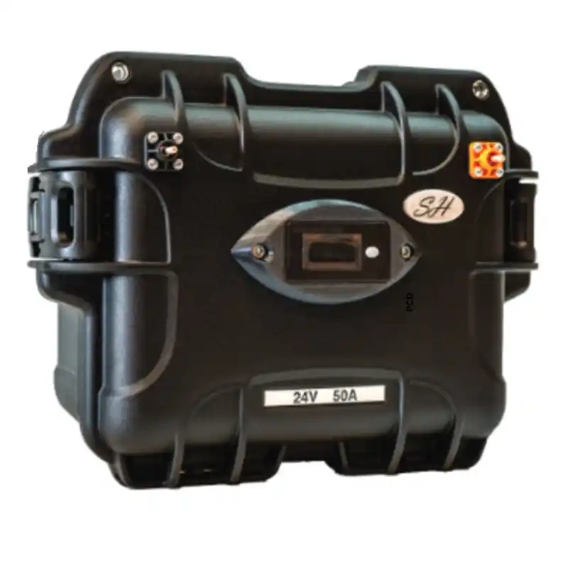 Batterie Valise Lithium LifePo4 24V 50Ah Sh Lithium + Chargeur Nouvel Arrivage