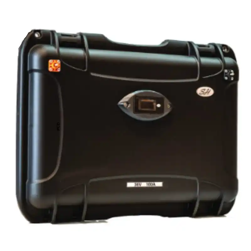 Vente Directe Batterie Lithium LifePo4 36V 100Ah Avec Sortie Régulée 12V Sh Lithium + Chargeur