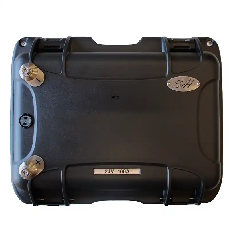 Batterie Valise Lithium 7S 24V 100Ah Sh Lithium Et Chargeur Bon Marché
