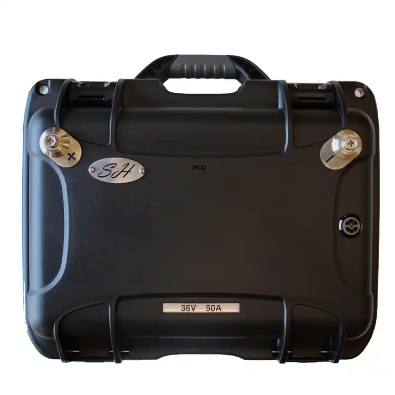 Batterie Lithium 10S 36V 50Ah Avec Sortie Régulée 12V Sh Lithium Et Chargeur Super Prix
