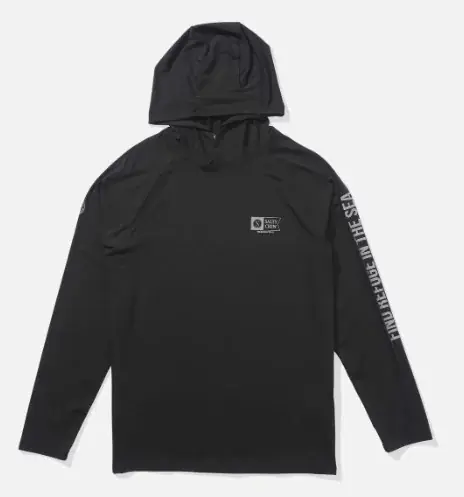 Petit Prix Mariner hood tech tee coal