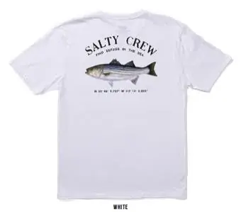 Commander Vite Striper ss tee white