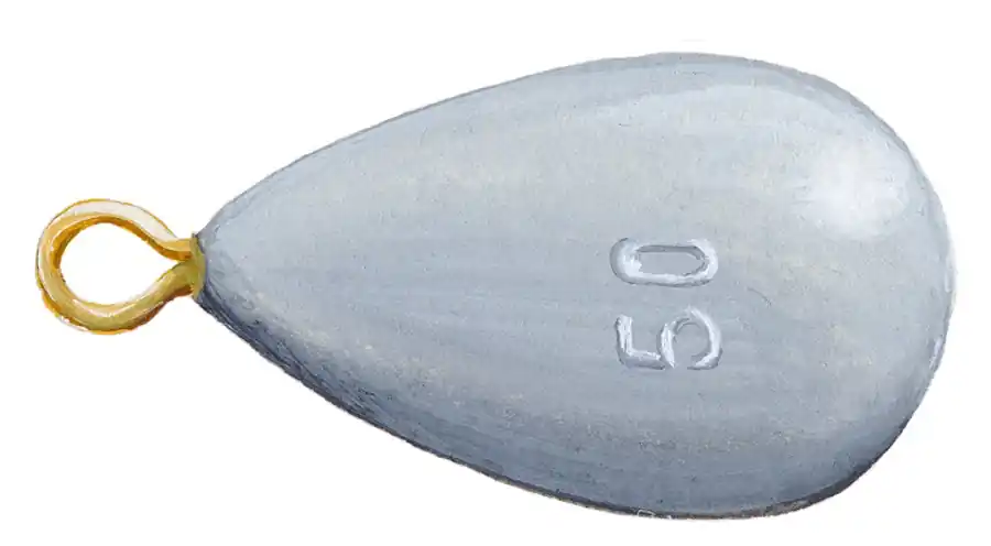 25 Plombs poire anneau laiton Prix Bas