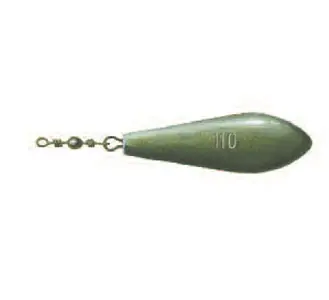 3 Plombs longue distance brut + boucle émerillon 100 gr Vente Flash