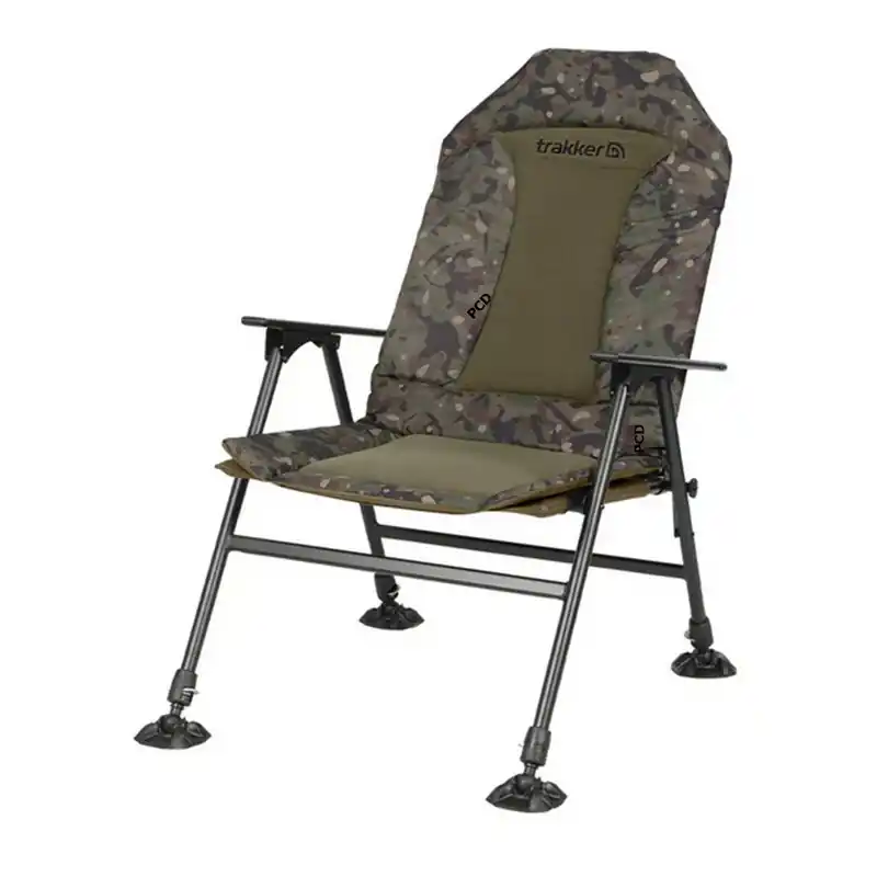 Level Chair Trakker RLX Armchair Camo Expédition Rapide