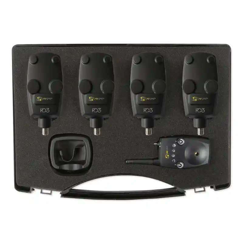 Pas Cher Coffret 4 Détecteurs HD3 + Centrale HDR3 Carp Spirit