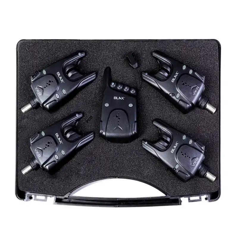 Top Vente Coffret 4 Détecteurs Blax VX-R + Centrale VX-R Receiver Carp Spirit