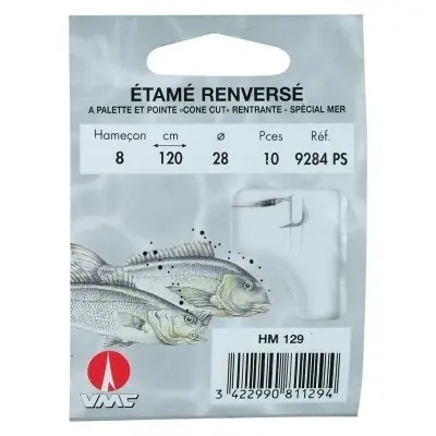 Acheter En Ligne Etamé renversé 9284 PS 150 cm Hameçons N°1/0 sur Nylon 35/100