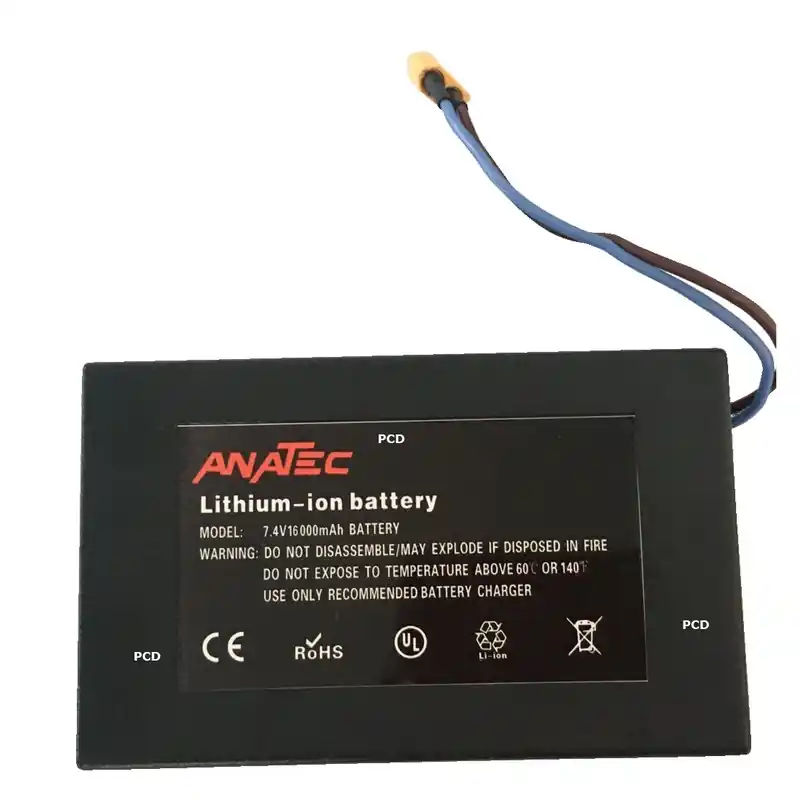 Batterie Lithium 7,4V 16Ah Pour Bateaux Amorceurs Anatec Livraison Express