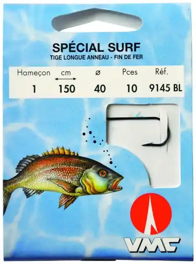 Super Prix Spécial surf 9145 BL 150 cm Hameçons N°1 sur Nylon 40/100