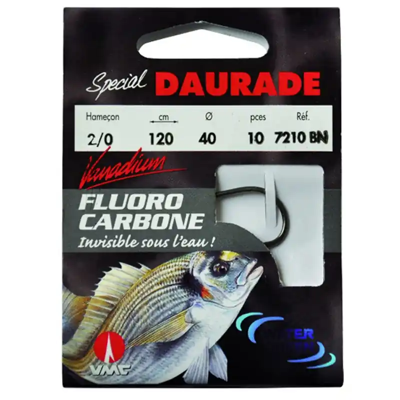 Prix Réduit Hameçons montés Water Queen Fluorocarbone spécial daurade 7210 BN 150 cm