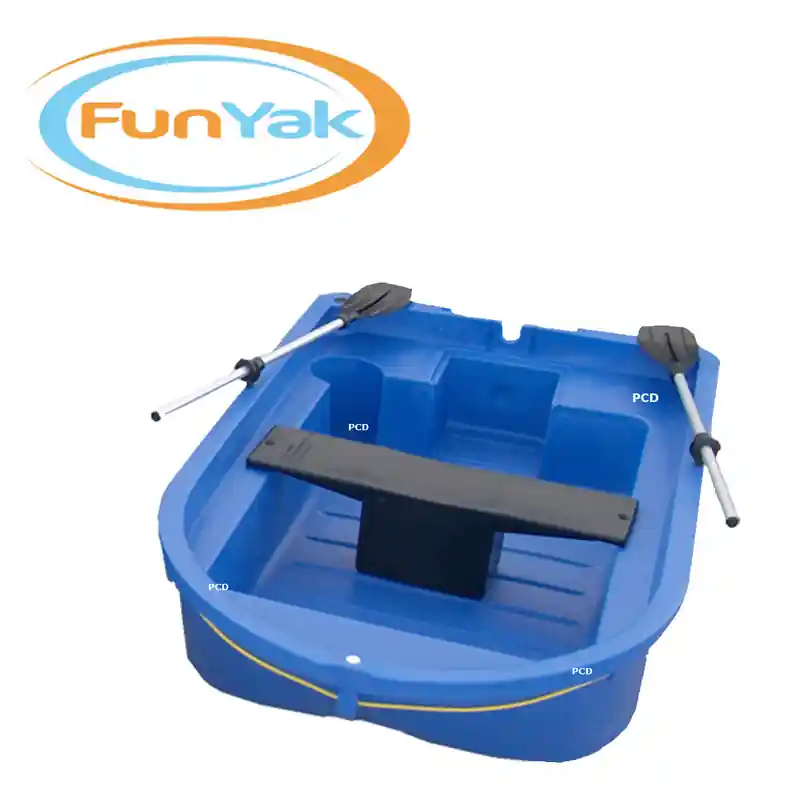 Barque Fun Yak Telline 2m15 + Avirons Satisfait Ou Remboursé
