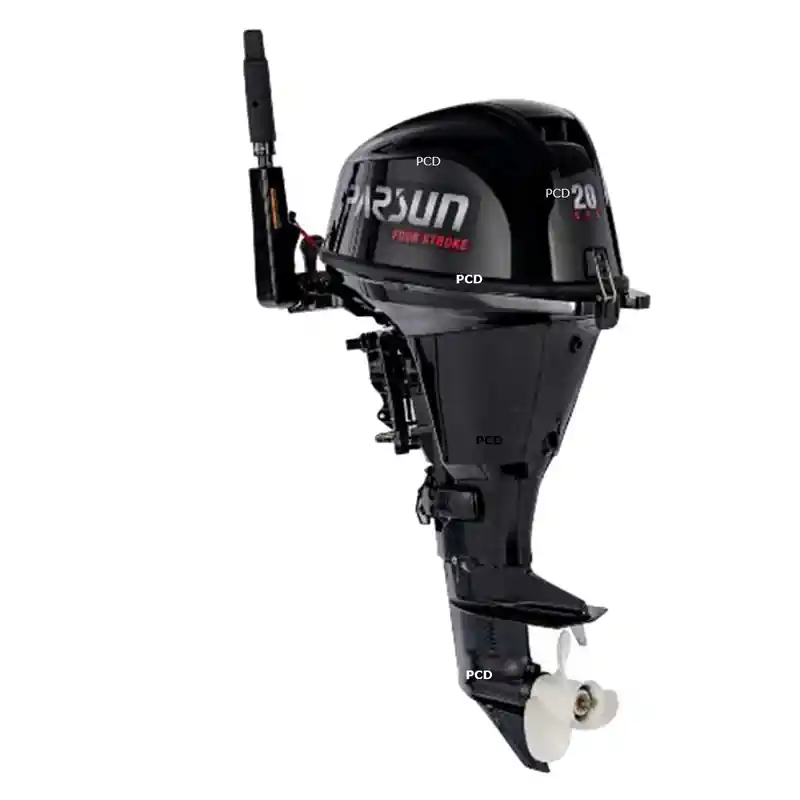 Moteur Thermique Parsun 20 CV Arbre Long Démarrage Electrique F20EBWL Réduction