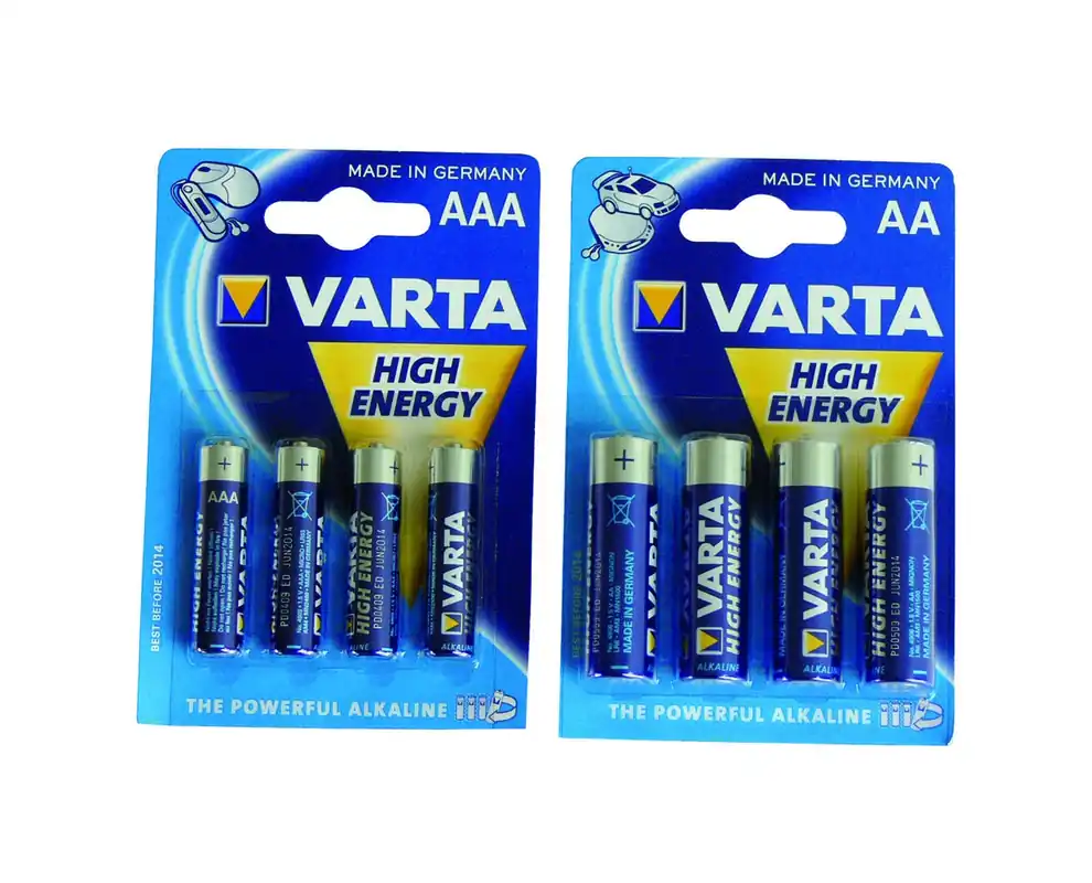 4 Piles Varta High Energy LR03/1,5V Dernière Chance