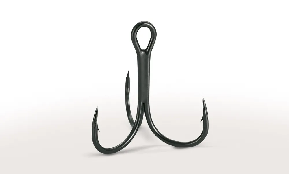 05 Hameçons VMC 7545 Triple Spark Point X Renforcé Black Nickel Vente Directe