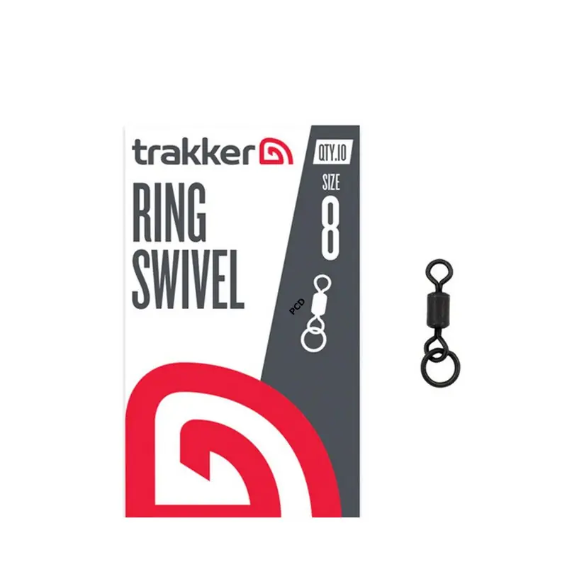 Offre Spéciale Emerillons Trakker Ring Swivel Size 8 Par 10