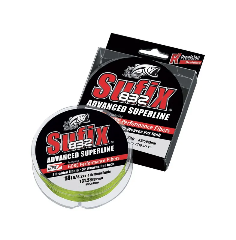Offre Limitée Tresse Sufix 832 Braid Jaune Chartreuse 120 m