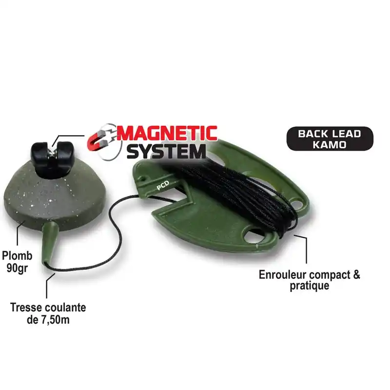 Back Lead Fun Fishing Magnetic Back Lead Kamo 90G Satisfait Ou Remboursé
