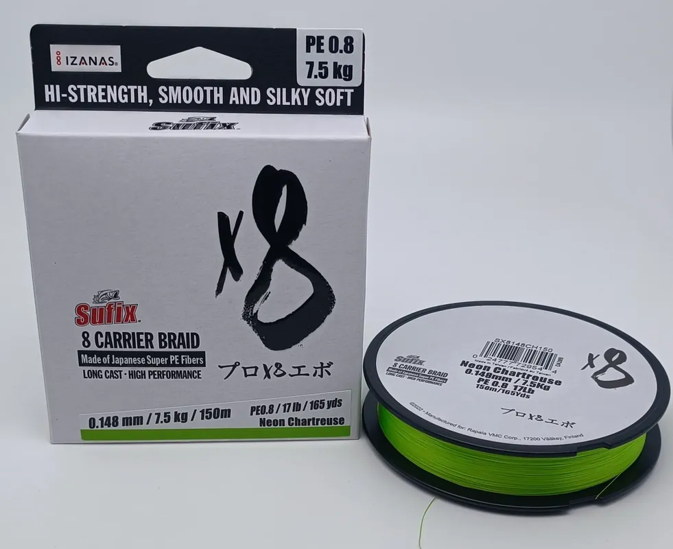 tresse suffix X8 braid chart 150m Vente Flash