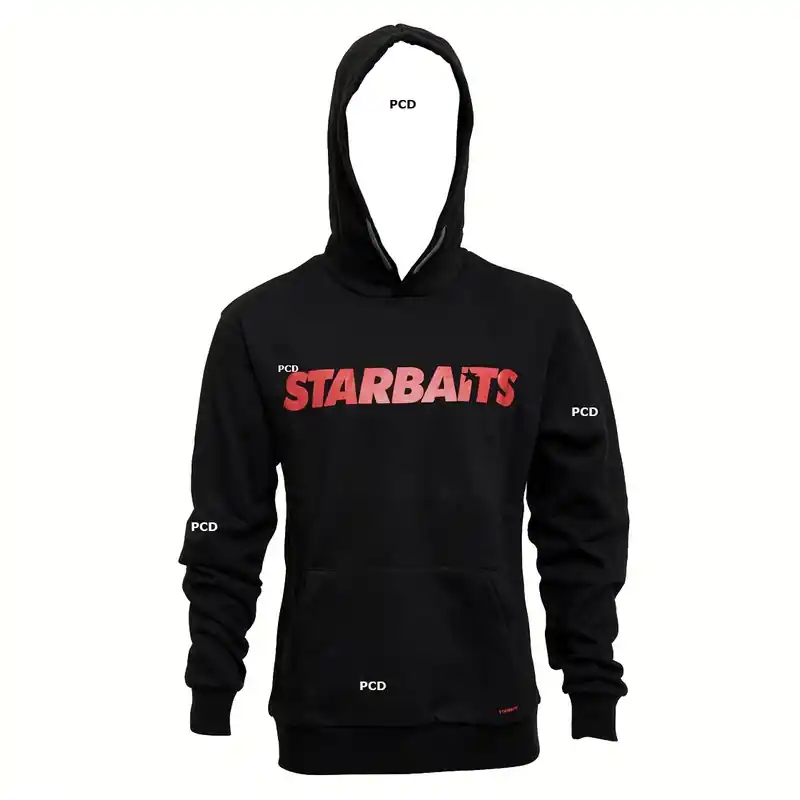 Pas Cher Sweat Homme Starbaits Hoodie Black & Red
