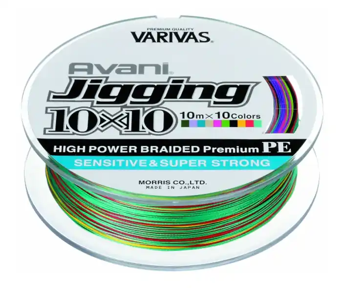 Tresse de pêche Varivas Avani Jigging 10 x 10 Commander Vite
