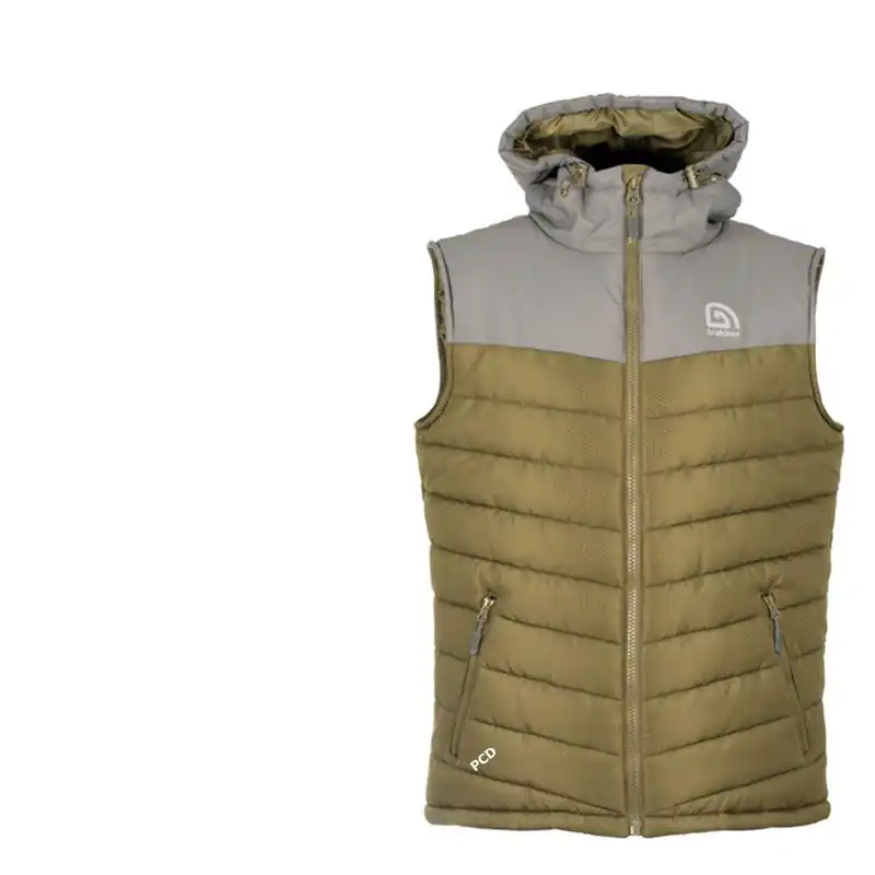 Gilet Sans Manches Matelassé Homme Trakker Hexathermic Jacket Kaki & Gris Remise