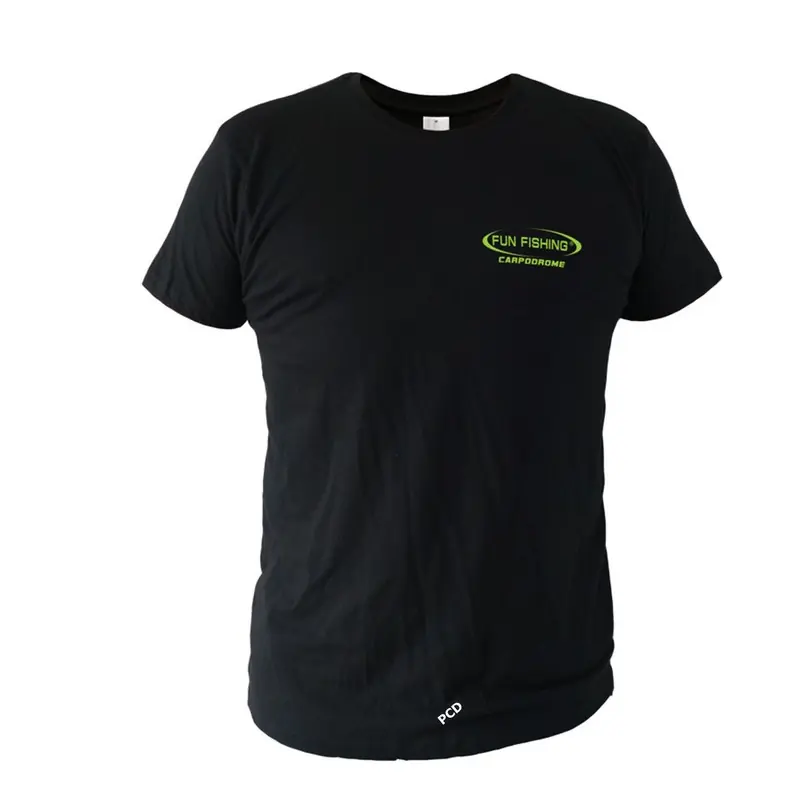 Tee-Shirt Fun Fishing Noir et Vert Prix Réduit