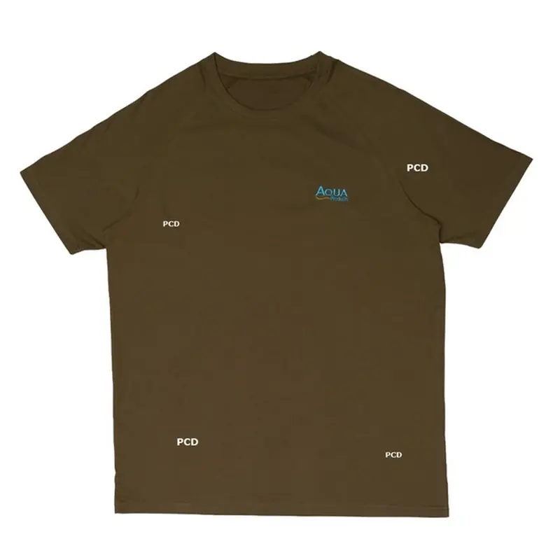 T-Shirt Homme Marron Aqua Products Classic Promotion