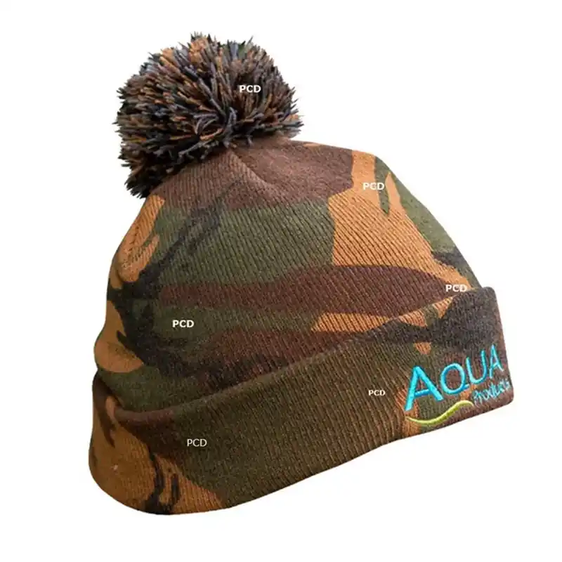 Paiement Sécurisé Bonnet Homme Aqua Products Camo Bobble Hat DPM