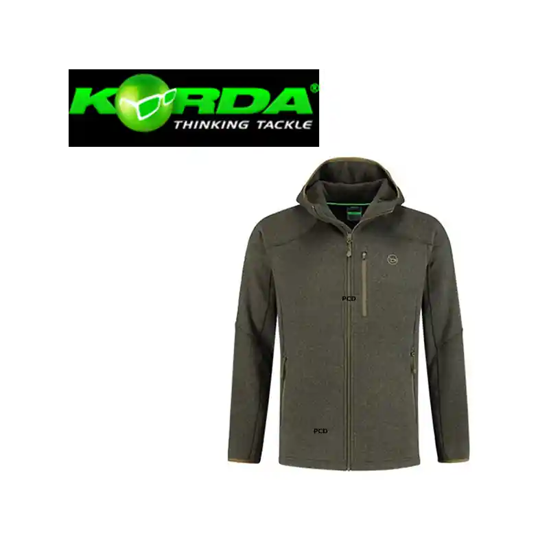 POLAIRE A CAPUCHE KORDA KORE POLAR FLEECE JACKET KAKI Populaire