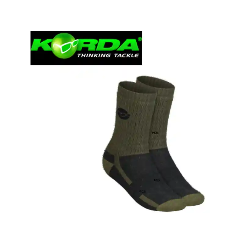 CHAUSSETTES KORDA MERINO WOOL SOCKS OLIVE Prix Réduit