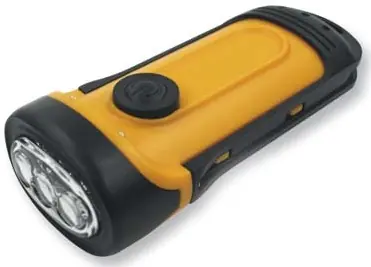 Lampe torche dynamo Topomarine 3 LED Bon Marché