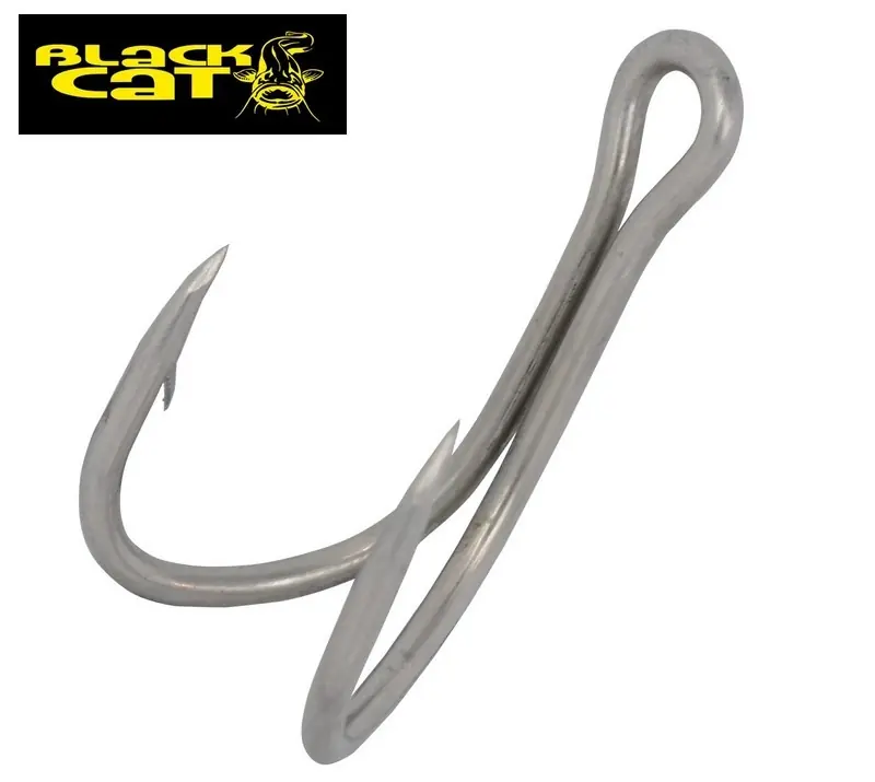 Satisfait Ou Remboursé Hameçon Black Cat Double Hook 3/0