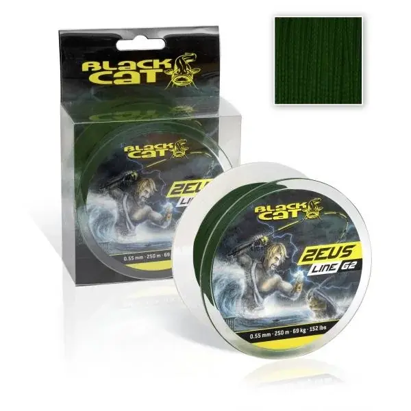 Black cat zeus line green,250m Pas Cher