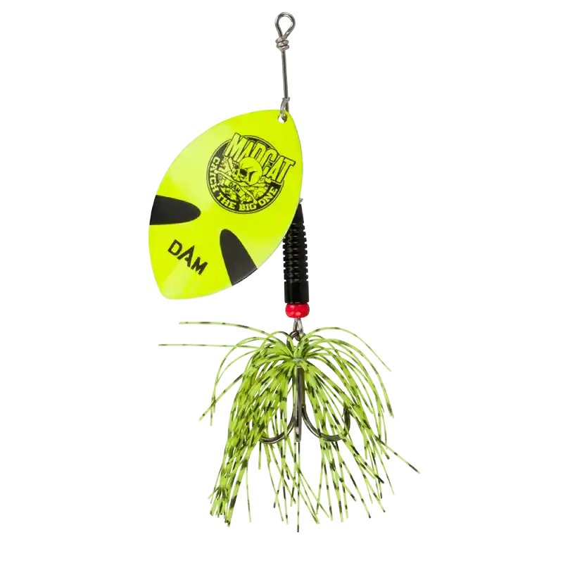 Vente Directe Mad big blade spinner,55gr fluo yellow