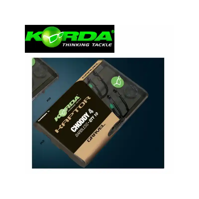 Hameçons Korda Kaptor Choddy B Gravel Par 10 Expédition Rapide