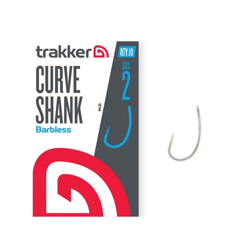 Hameçons Trakker Curve Shank Hooks Barbless Par 10 Commander Maintenant