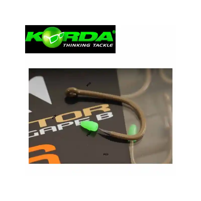 Commande En Gros Hameçons Korda Kaptor Wide Gape B Weed Par 10