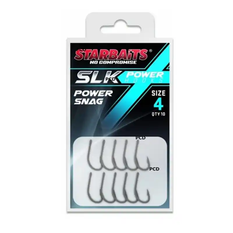 Hameçons Starbaits Power Hook PTFE Coated Power Snag Par 10 Dernière Chance