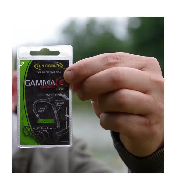 Prix Réduit Hameçons Téflonnés Fun Fishing Gamma Séries Barbeless Par 10