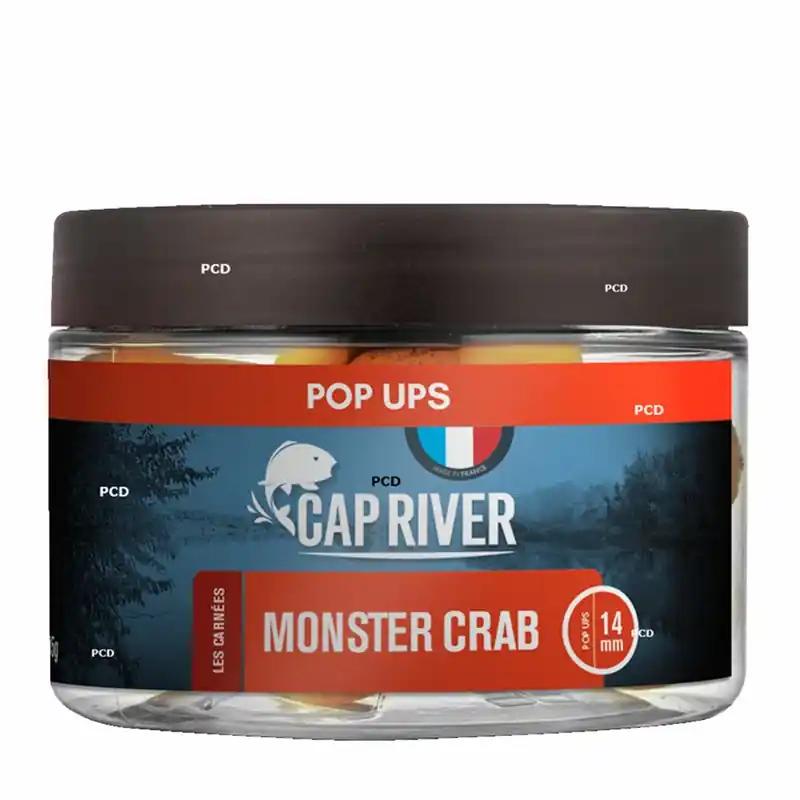Bouillettes Flottantes Cap River Pop Ups Monster Crabe Orange Solde
