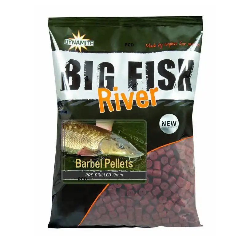 Pas Cher Pellets Barbeau Dynamite Baits Big Fish River Barbel Pellets Pre-Drilled 1KG800
