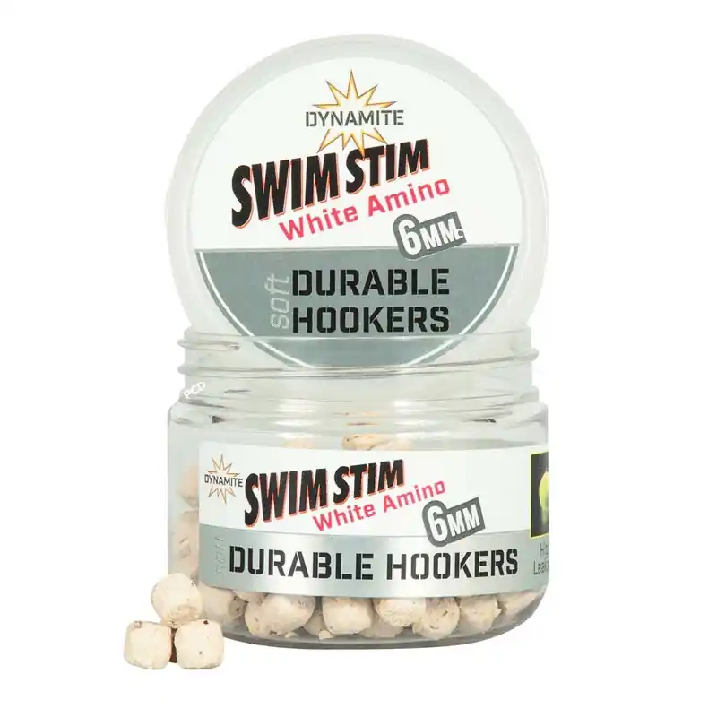 Pellets Dynamite Baits Swim Stim Durable Hook Pellets White Amino 52G Prix Bas