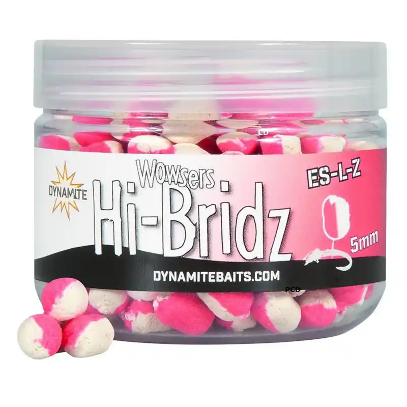 Offre Spéciale Wafters Dynamite Baits Wowsers Hi-Bridz Hi-Vis Es-L-Z Pink and White Wafters 40G