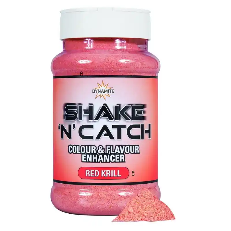 Expédition Rapide Attractant Poudre Dynamite Baits Shake N Catch Colour & Flavour Enhancer Red Krill