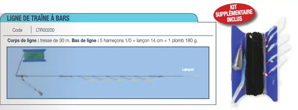 Ligne Initiation Kerfil de Traine à bars Solde